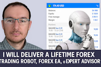 deliver a lifetime forex trading robot, forex ea, or expert advisor