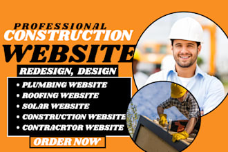 construction website, hvac website, solar website, handyman website