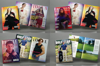 design professional eye catching magazine cover