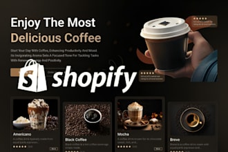 design coffee website mushroom coffee ryze coffee javy coffee bean shopify store