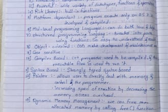 turn your study material into clean handwritten notes
