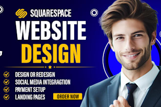 design, redesign or update responsive squarespace websites