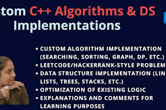 implement efficient cpp algorithms and data structures