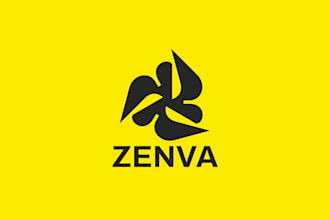 design a clean minimalist logo for your business brand