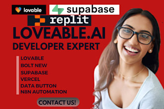 web app with loveable ai, supabase mvps, lovable vapi botchat deepseek vercel