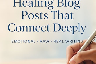 create honest and heartfelt blog content on recovery or mental health
