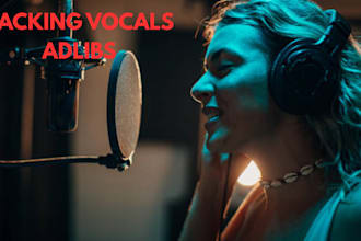 be your female backing vocal harmony adlibs edm singer songwriter