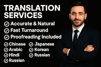 do professional document translation english, chinese, arabic, hindi, japanese