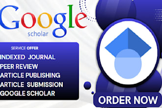 write and publish research article in google scholar peer review index journals