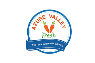 design professional vegetable box logo