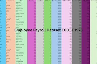 do any excel data entry copy paste convert PDF web research and typing