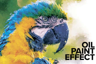 create oil painting style art from your photo