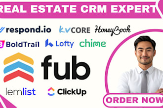 setup idx website manage real estate CRM lofty crm kvcore follow up boss