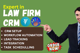 setup law firm CRM clio lawmatics mycase meruscase litify houdiniesq actionstep