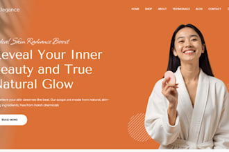 design cosmetics shopify beauty website  cosmetics store skincare website