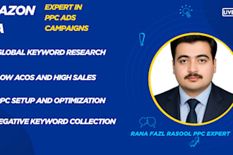setup manage and optimize amazon fba campaigns amazon fba PPC ads campaign