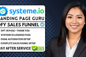 build website in systeme io, sales funnel systeme io, landing page systeme io