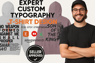 create typography t shirt merch graphic merchandise designs