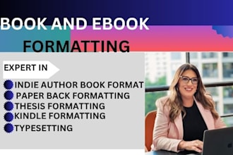 book formatting typesetting thesis formatting pdf indie author book format pod