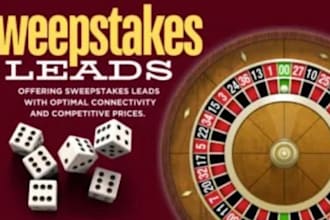 generate verified sweepstakes leads for high conversion campaigns, forex leads