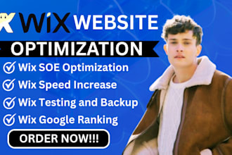 do wix SEO optimization,wix website speed increaase wix studio website redesign