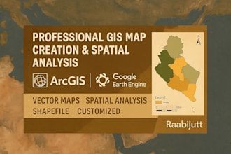 create custom maps and perform gis analysis using arcgis