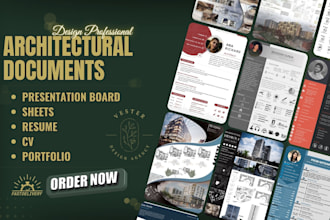 design stunning architecture portfolios, presentations, resumes and booklets