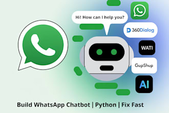 build whatsapp chatbot python ai agent 360dialog fix n8n node flow wati gupshub