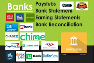convert bank statement PDF to excel, admin support