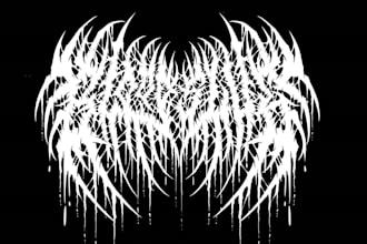 design your black, slamming, brutal, death metal logo