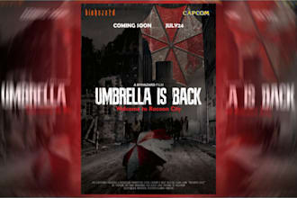 make you a movie or game poster design