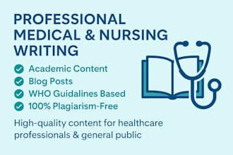 provide medical writing services on mac