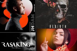 professionally design album cover art or music artwork