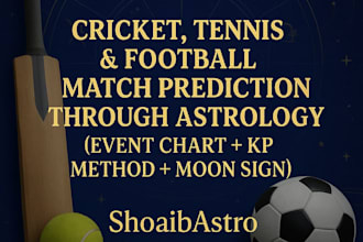 predict match results using kp astrology, moon sign and event chart
