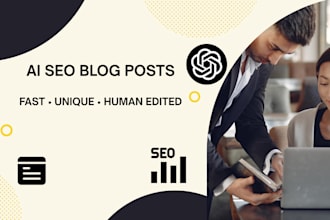 write SEO blog posts using ai with human editing