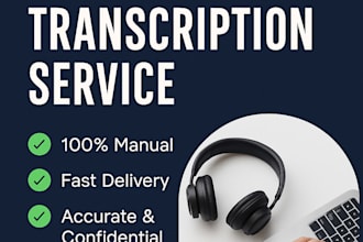 do accurate audio transcription in english