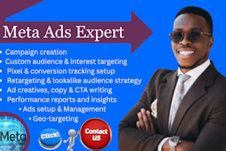 setup and manage meta ads campaign for facebook instagram and business marketing