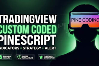 code your tradingview indicator or strategy in pine script