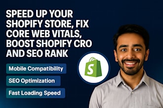 speed up your shopify store, fix core web vitals, boost shopify cro and seo rank