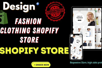 design fashion clothing shopify store sneaker and jewelry web