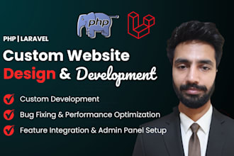 build or fix your laravel web application