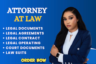 write legal agreement documents lawsuit contracts nda agreements privacy policy