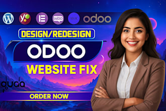 install odoo, develop custom modules, website, reports, fix bugs and consulting