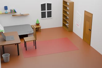 create low poly 3d models for your video game