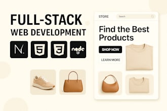 create a modern website using mern stack or django