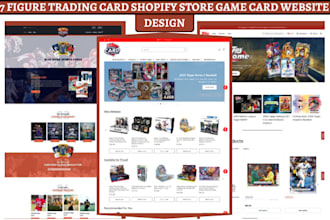 build trading card shopify pokeman store sport card website trading card website