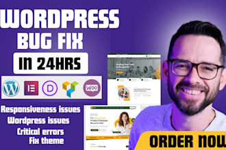 do wordpress website maintenance,customization, bug fixes,fix wordpress issues
