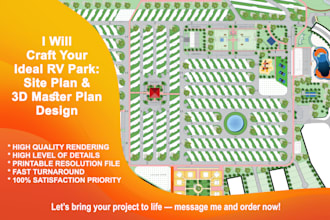 craft your ideal rv park site plan and 3d master plan design