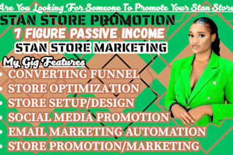 promote stan store setup stan store marketing digital product listing beacons ai