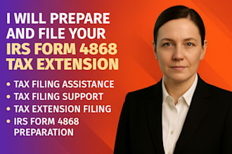 prepare and file irs form 4868 tax extension, do corporate tax, 5472, 1120